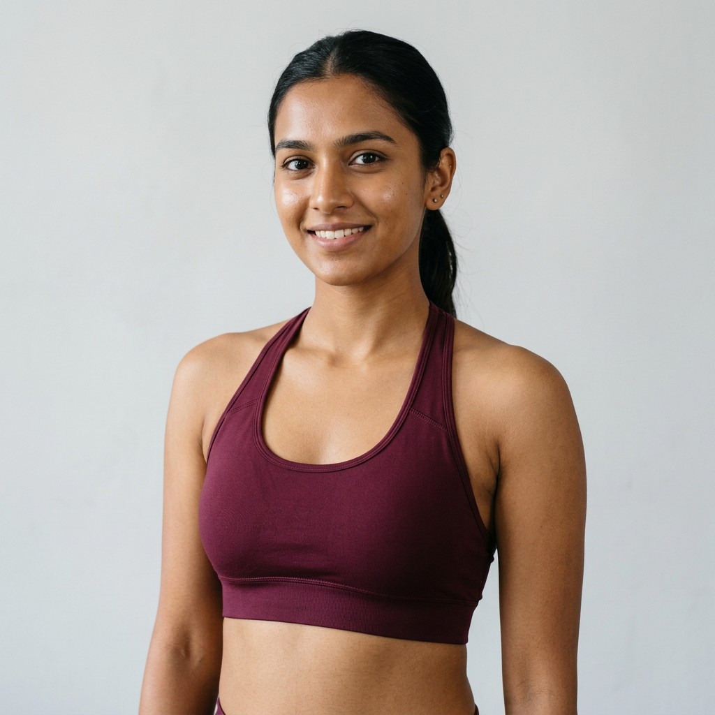 META NEST ACTIVEWEAR Halter Tie-Back Bra in Halter Wine