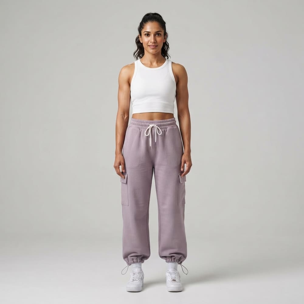 META NEST ACTIVEWEAR Street Jogger Sweatpants in Dusty Lilac