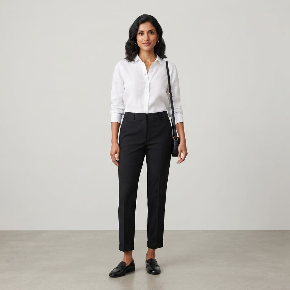 META NEST ACTIVEWEAR Studio Straight Pants Lite in Noir Black
